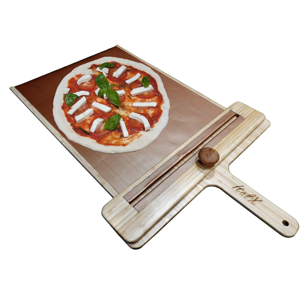 EZ Pizza Peel 16 - (actual size 15.829”) Self Launching Sliding Pizza Peel  - NOT compatible with Gozney Arc XL 
